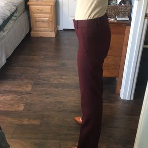J. crew Maroon Dress Pants
